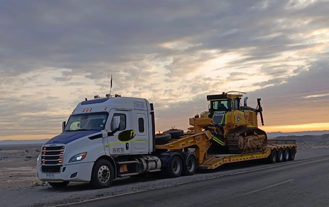 Transporte de maquinaria de alto tonelaje